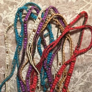 Beaded Necklaces with Butterly Charms 🌈🦋